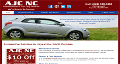 Desktop Screenshot of ajcnctransmission.com